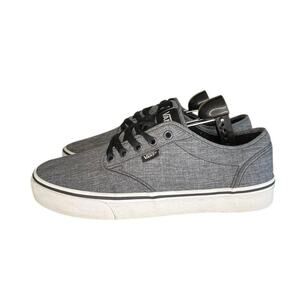 ***Sold*** Mens Vans Atwood Canvas Skate Sneakers Size 10 Gray White
